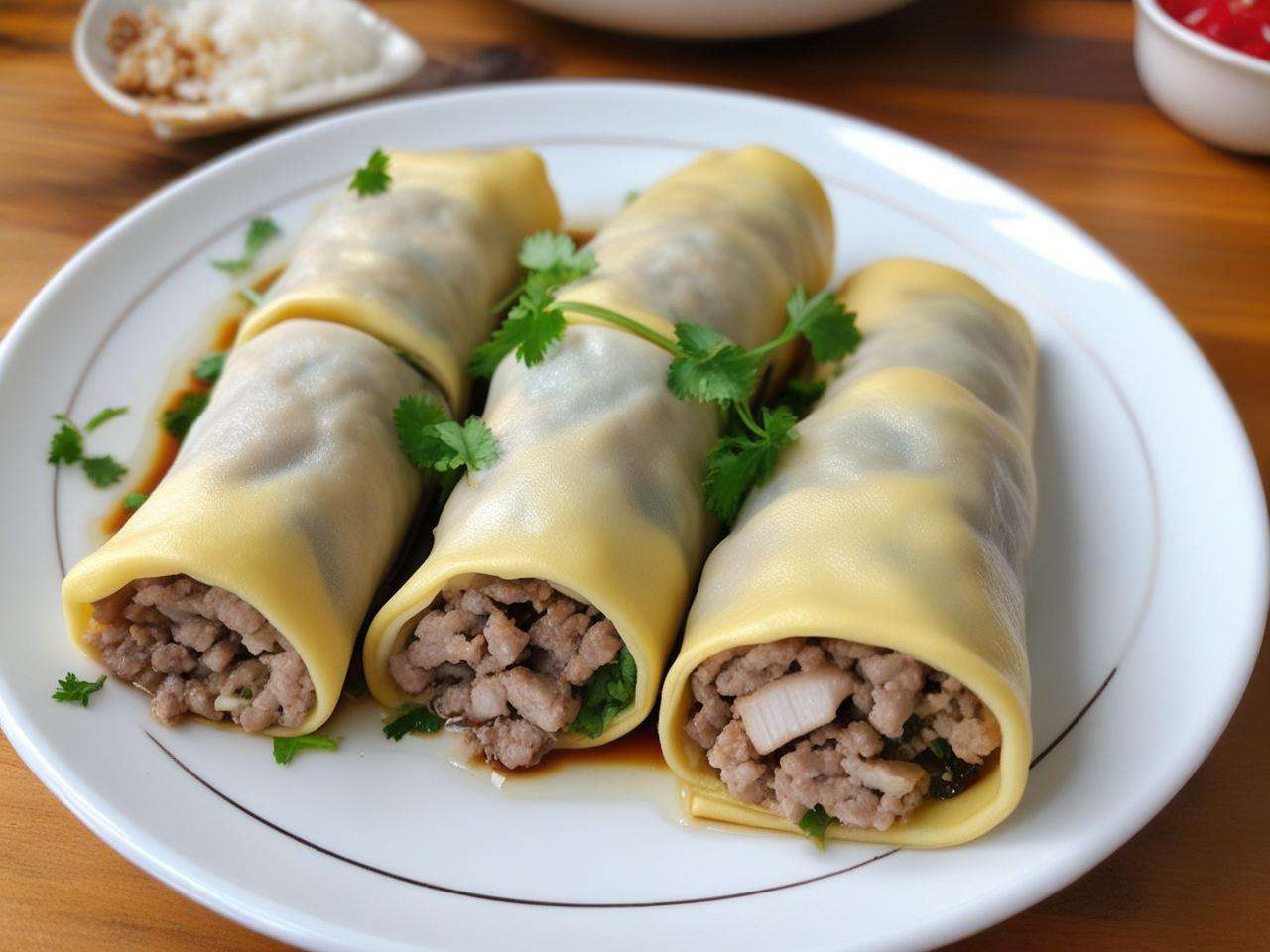 潮汕猪肉卷可以蒸着吃吗？