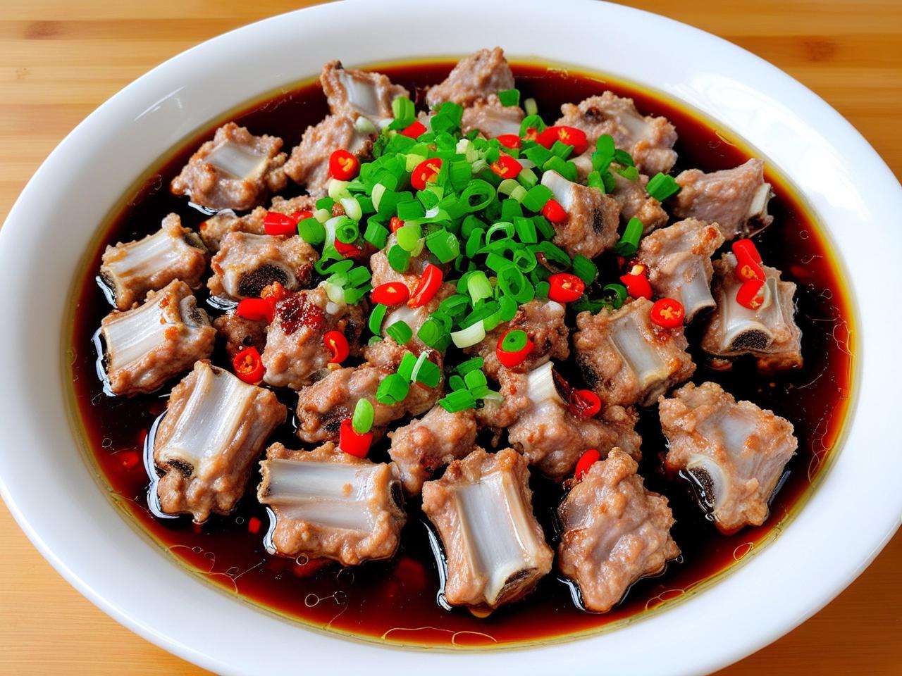 永丰辣酱蒸排骨的做法步骤及技巧