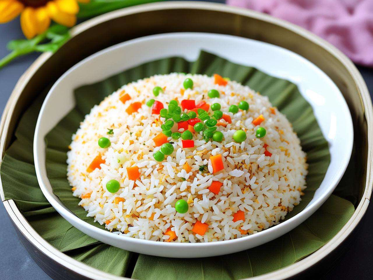 快餐荷叶蒸米饭到底好不好吃？