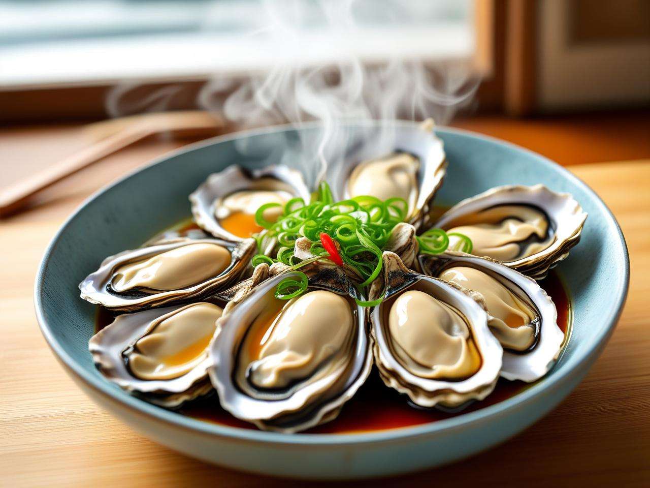 生蚝蒸着吃需不需要放醋