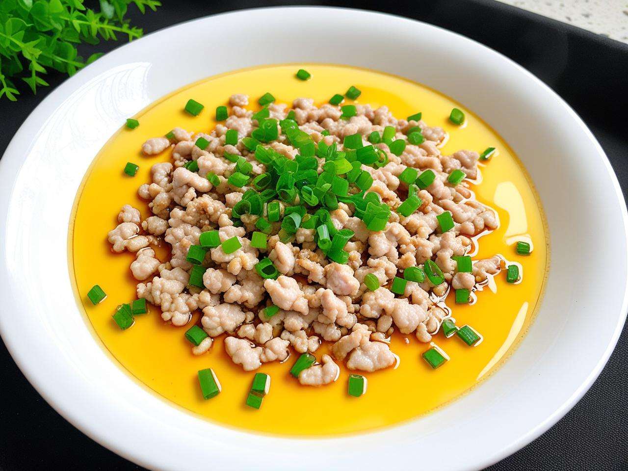 洋葱肉末蒸鸡蛋的做法及步骤