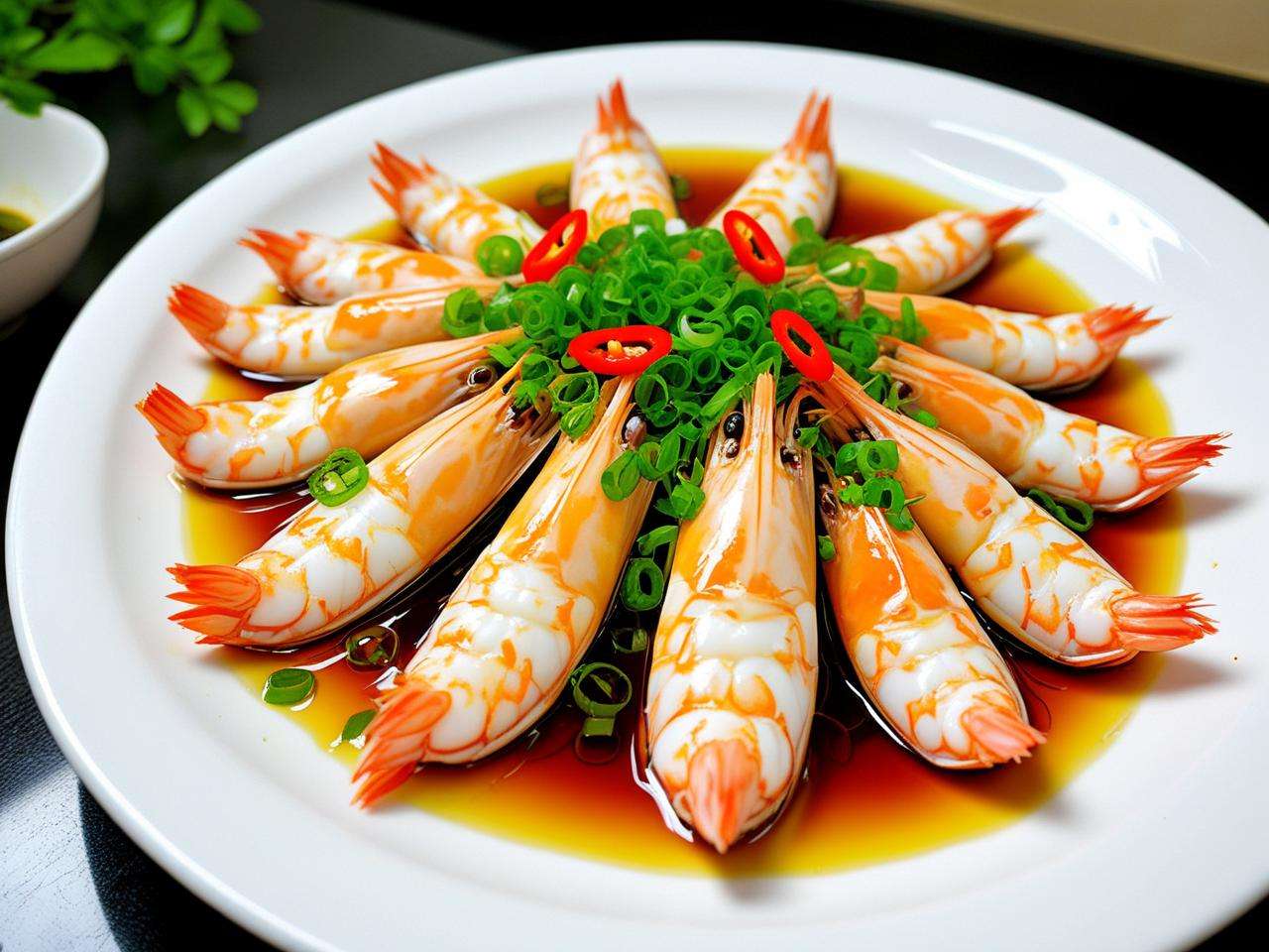 香油春笋蒸草虾做法及步骤详解