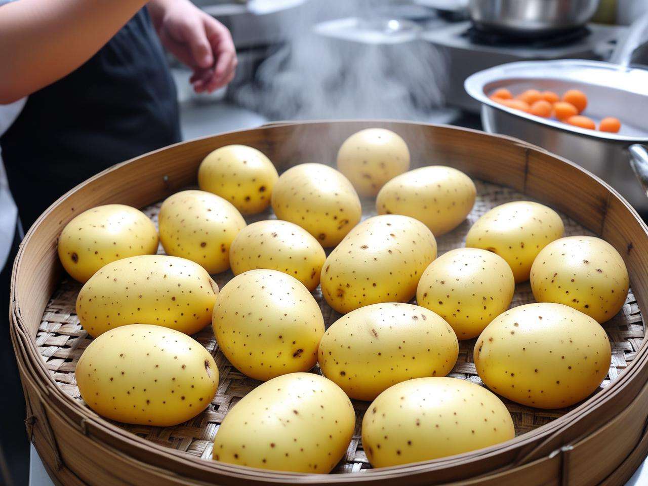 食堂蒸土豆好吃秘诀大揭秘，鲜香粉糯轻松搞定