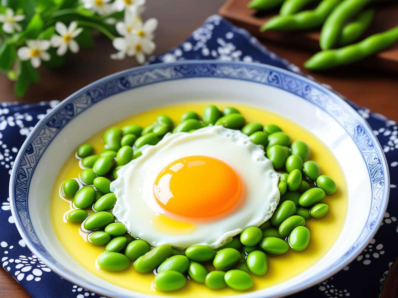 鸡蛋蒸毛豆做法大全新手必学超简单