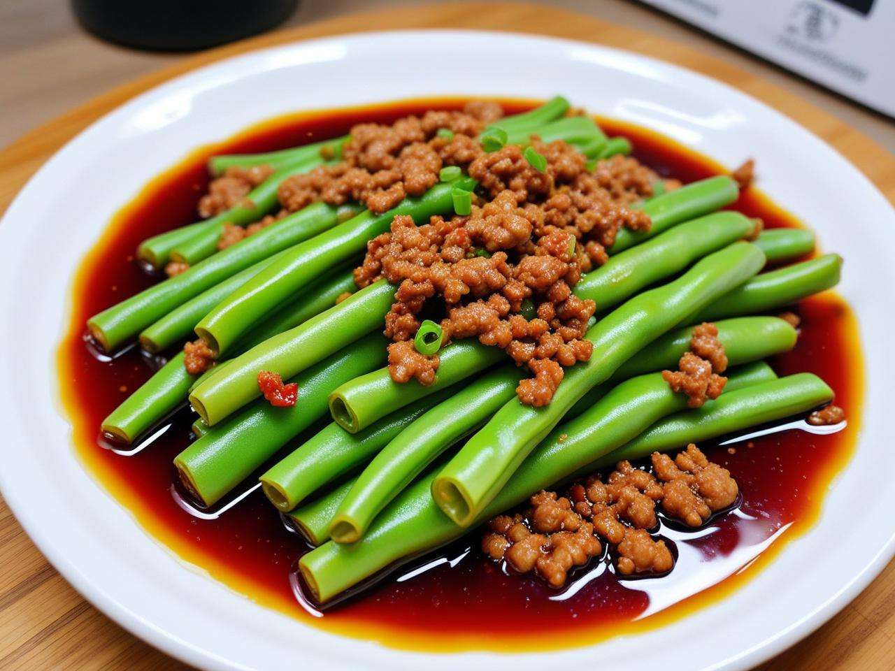 蒸老豆角怎么做好吃吗