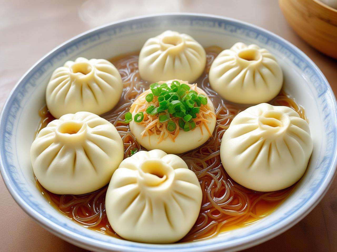 萝卜粉条蒸包子做法