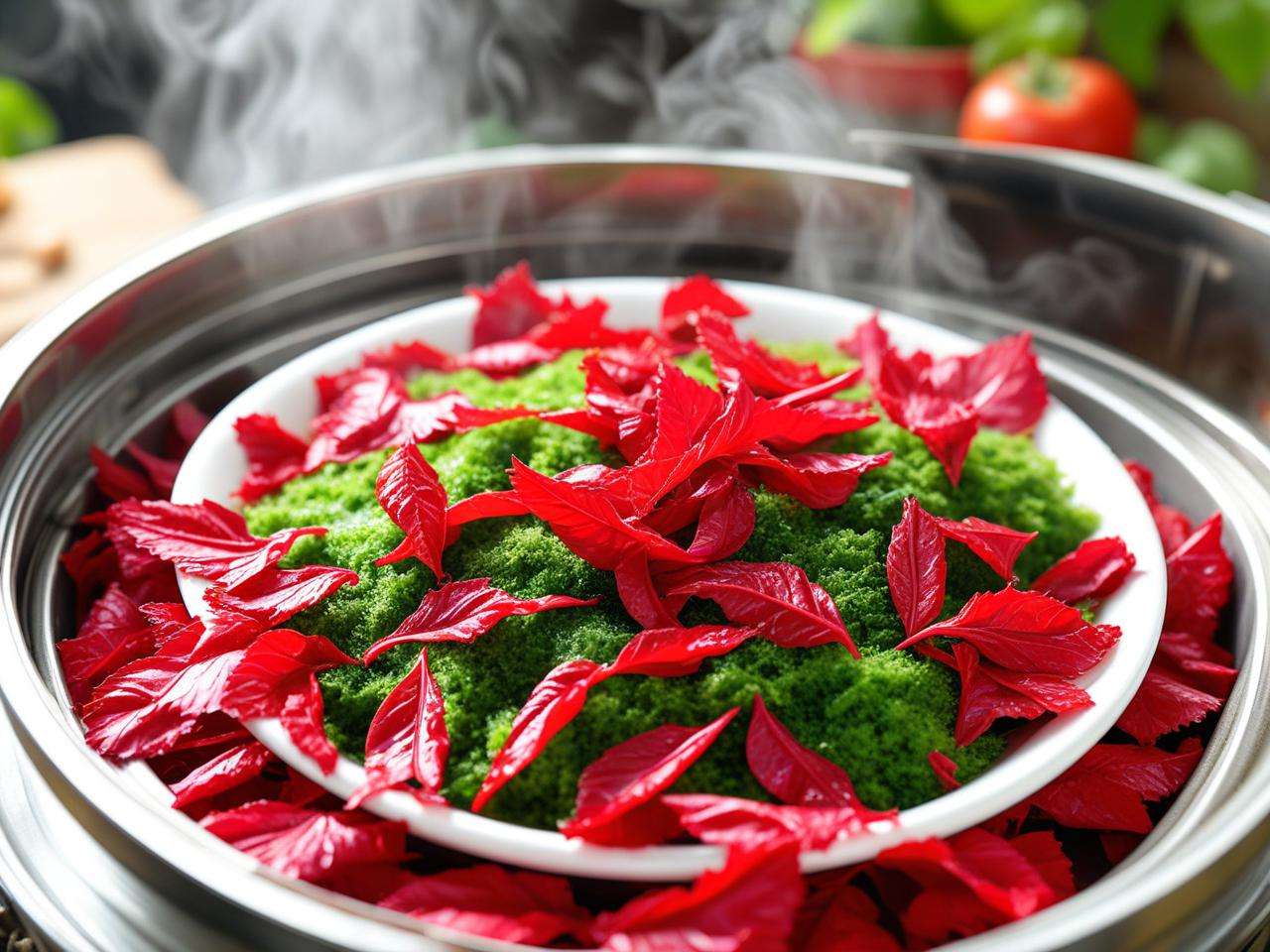 红叶菜蒸着吃有营养吗