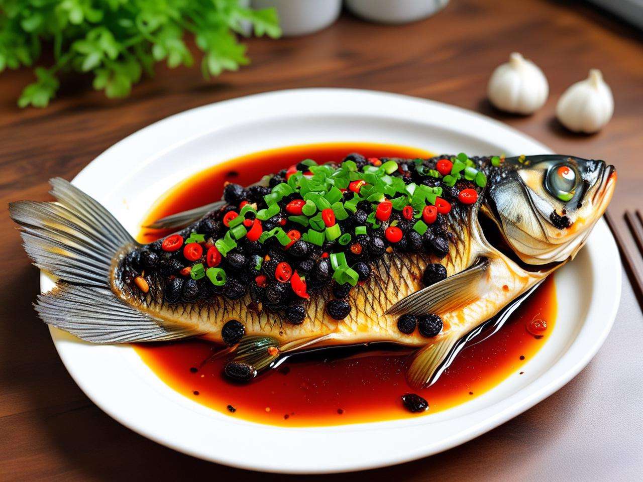 川味蒸豆豉鲫鱼做法:鲜香嫩滑,豆豉风味浓郁超诱人