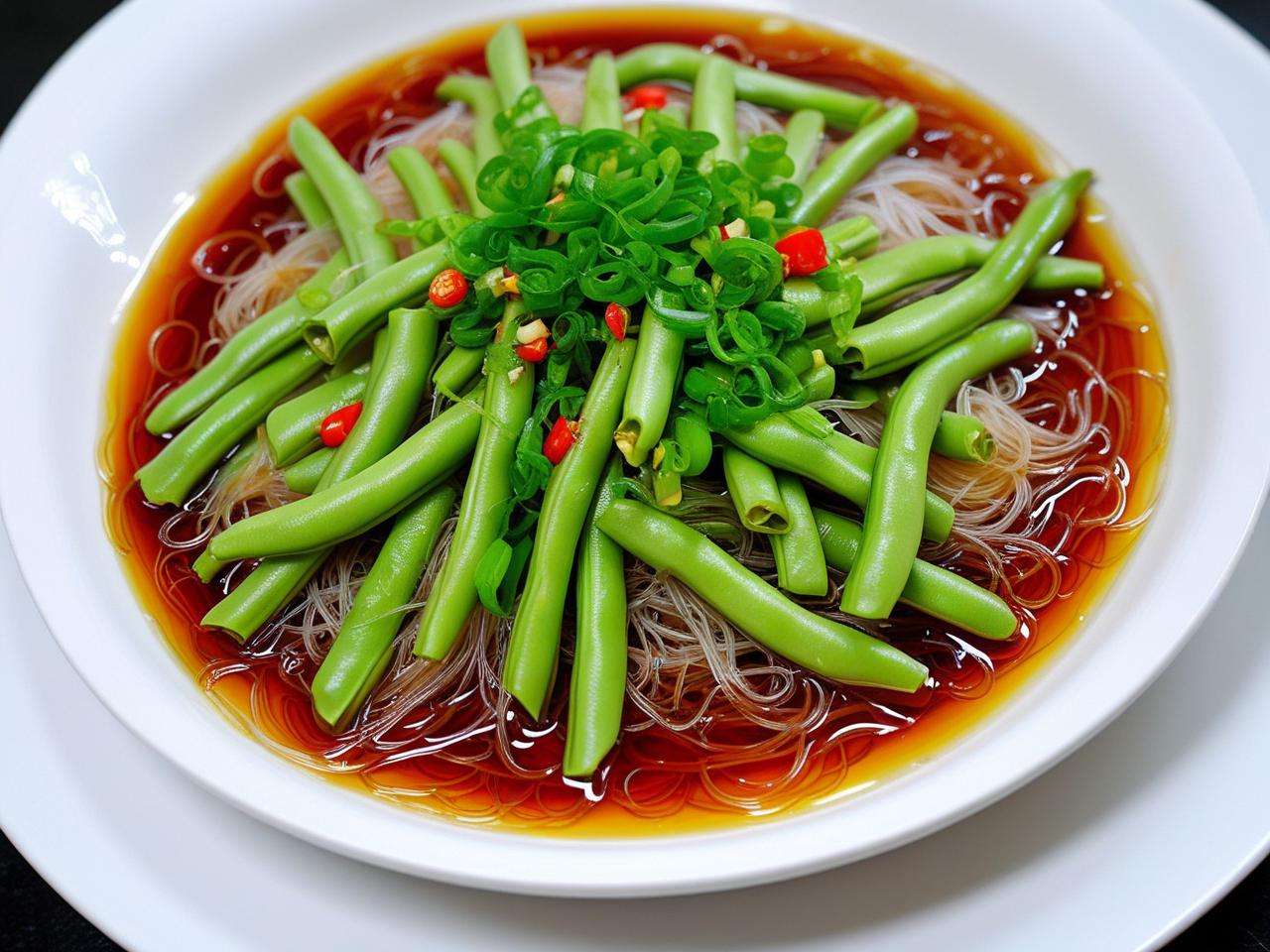 蒸豆角粉丝做法窍门大公开,轻松做出美味佳肴