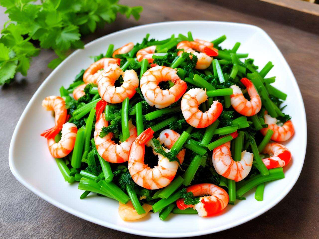 养心菜炒虾米怎么炒好吃的烹饪技巧