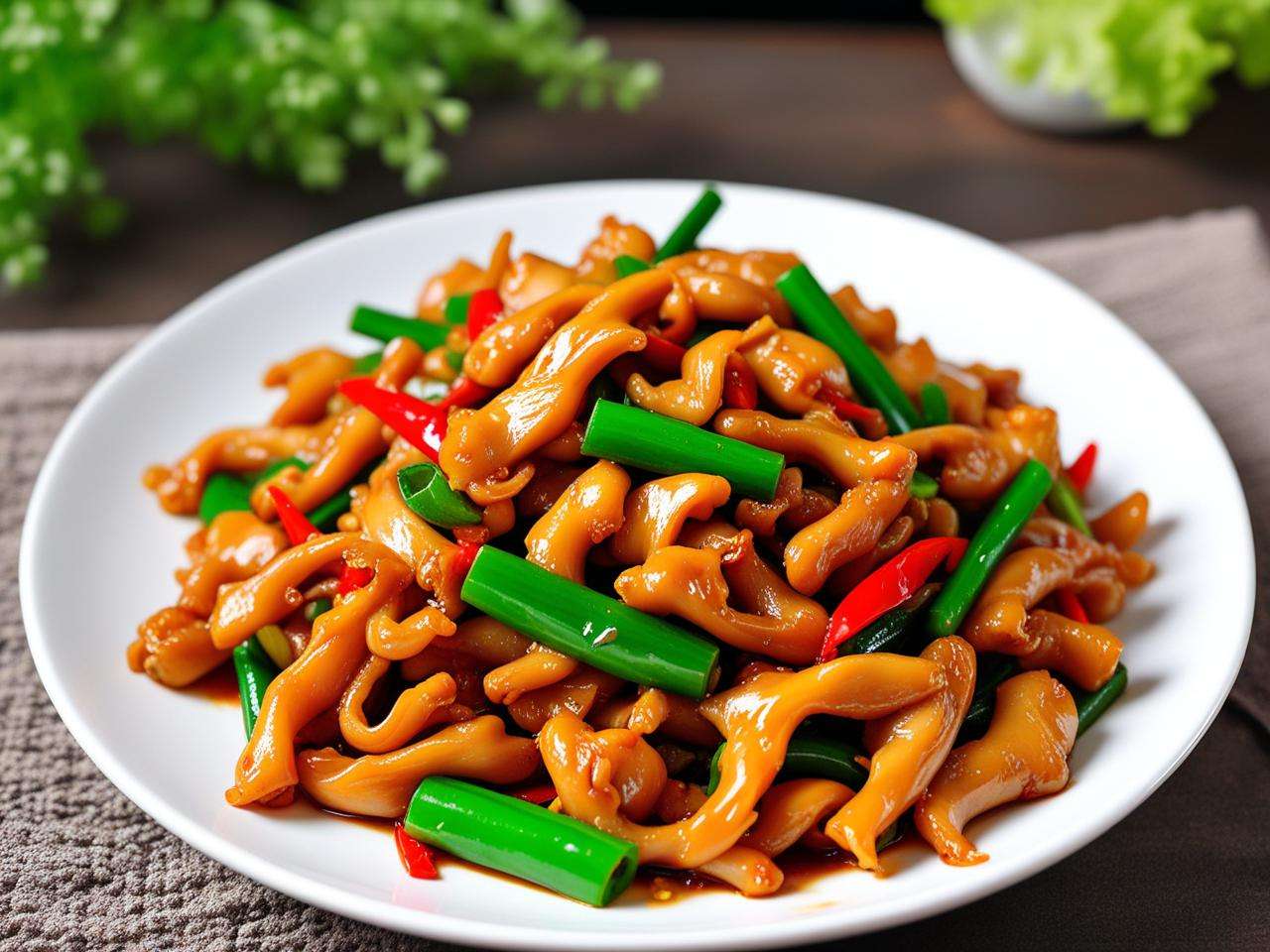 悠然粉炒鸡筋怎么炒好吃的方法技巧