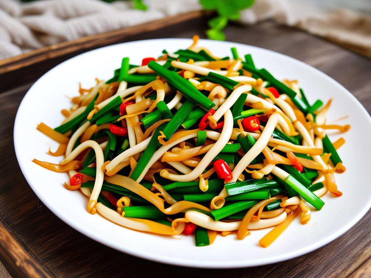 鹅肠炒豆芽韭菜能吃吗?这道组合菜的奇妙搭配你尝过吗