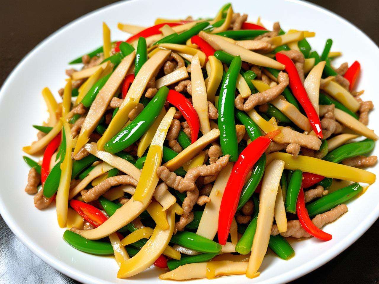 肉丝炒笋减脂可食用吗