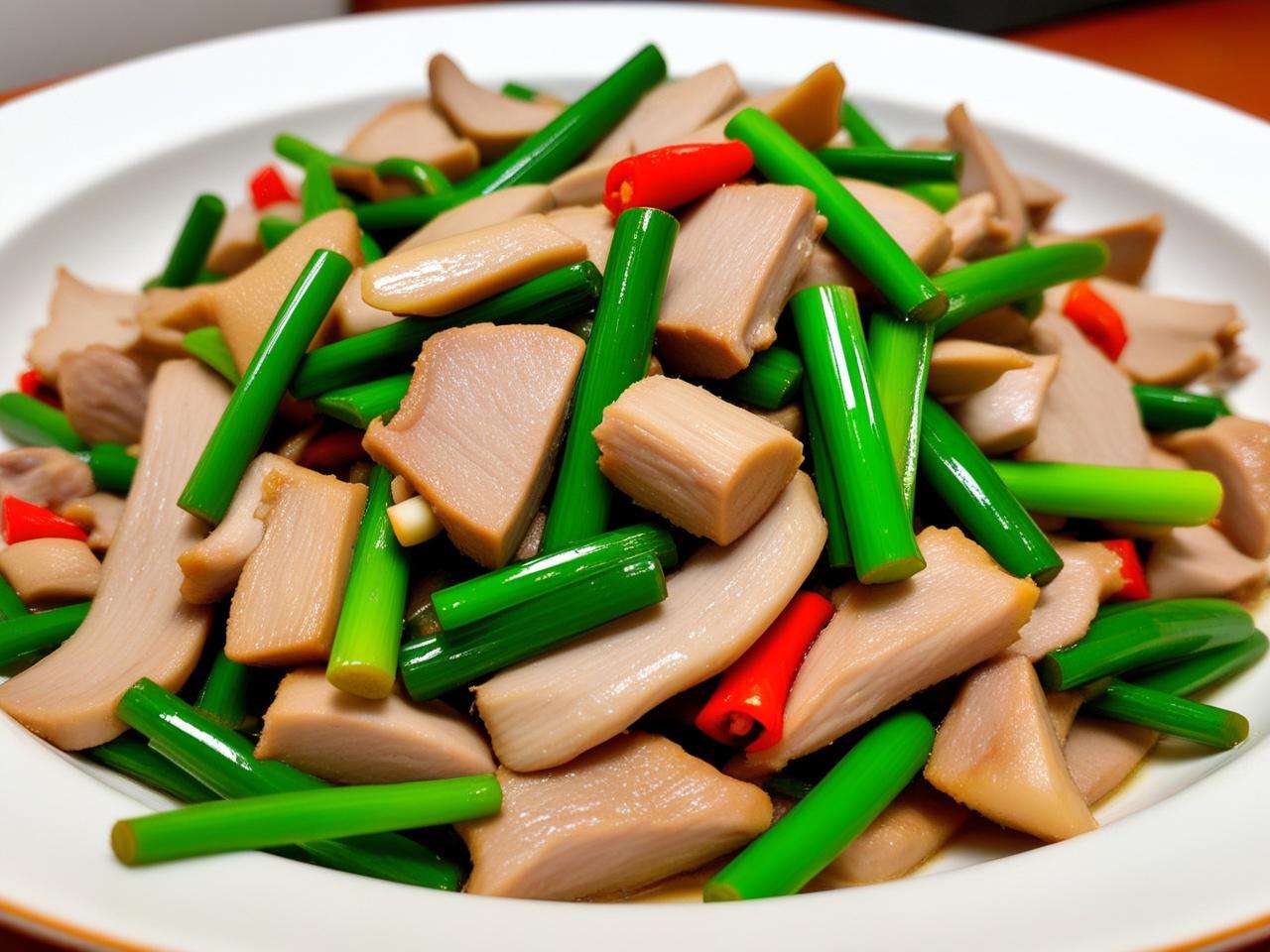 鸭肉炒芋头蒜苗能吃吗?一起探究这道美食的可行性