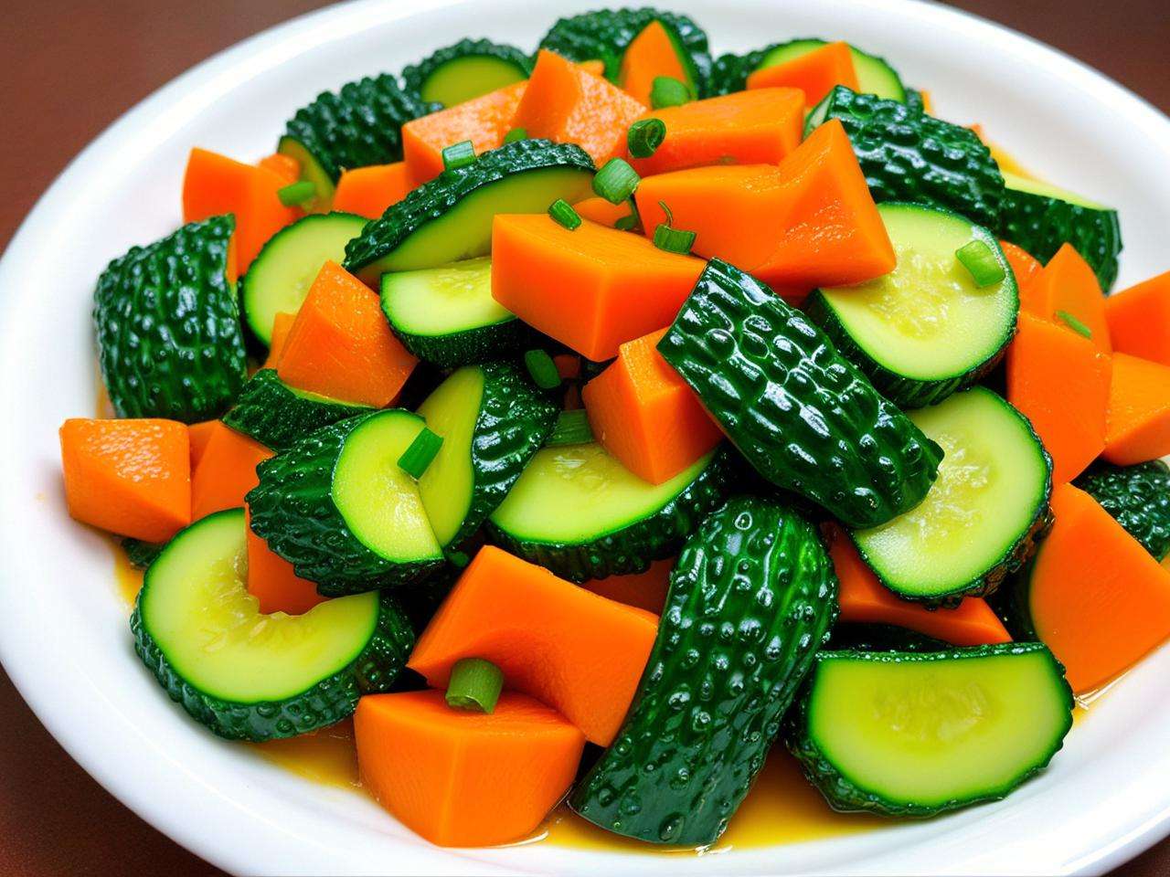 南瓜炒黄瓜做法大集合,多种烹饪方式呈现多样美味