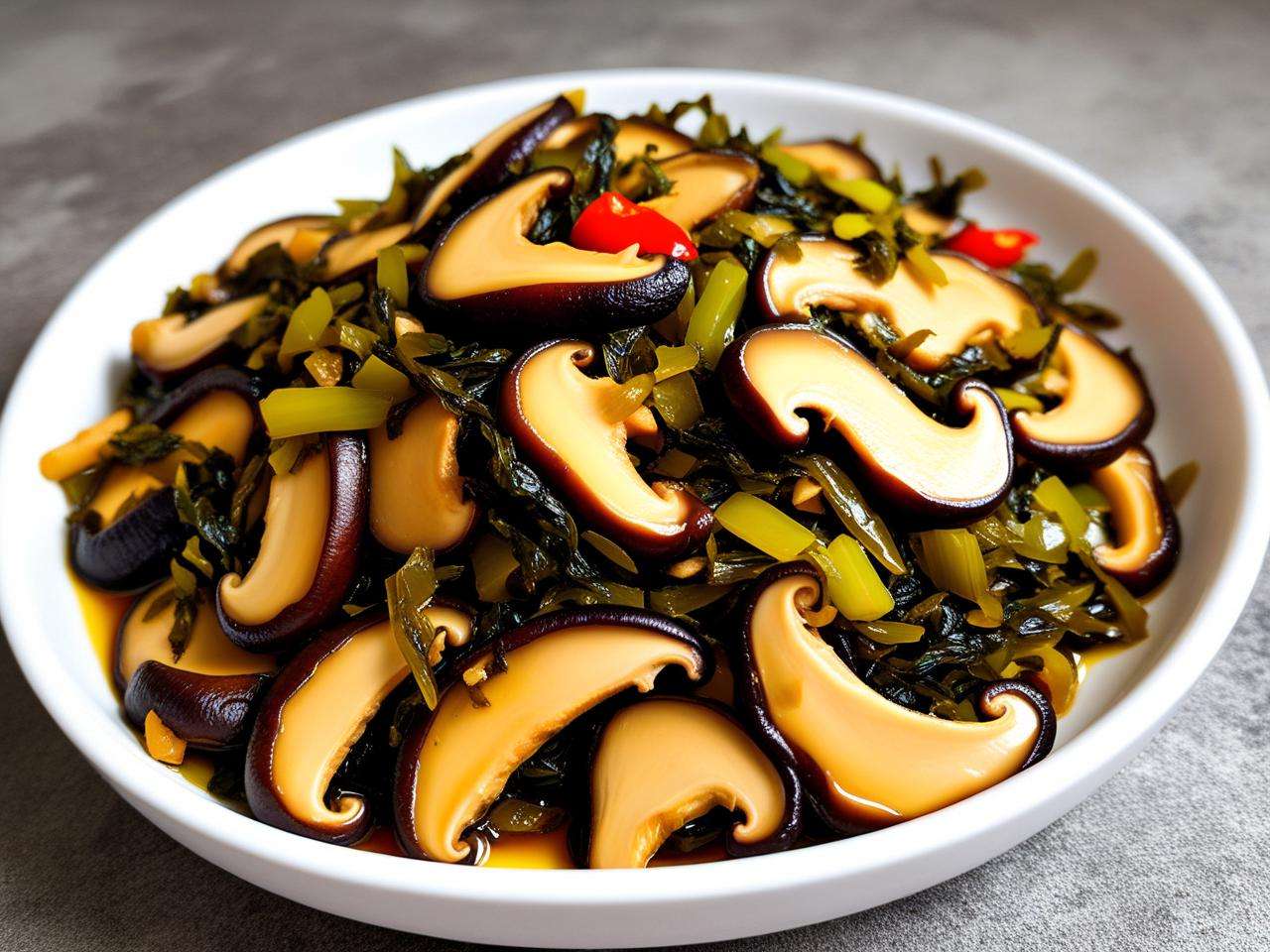 香菇炒咸菜可以吃吗?探讨其食用可行性
