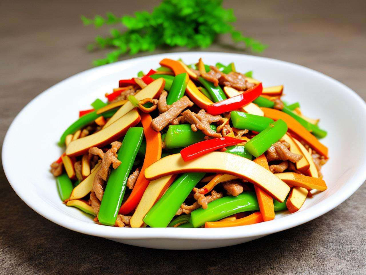 凉薯炒肉炒香干做法,让美味在锅中绽放独特风味