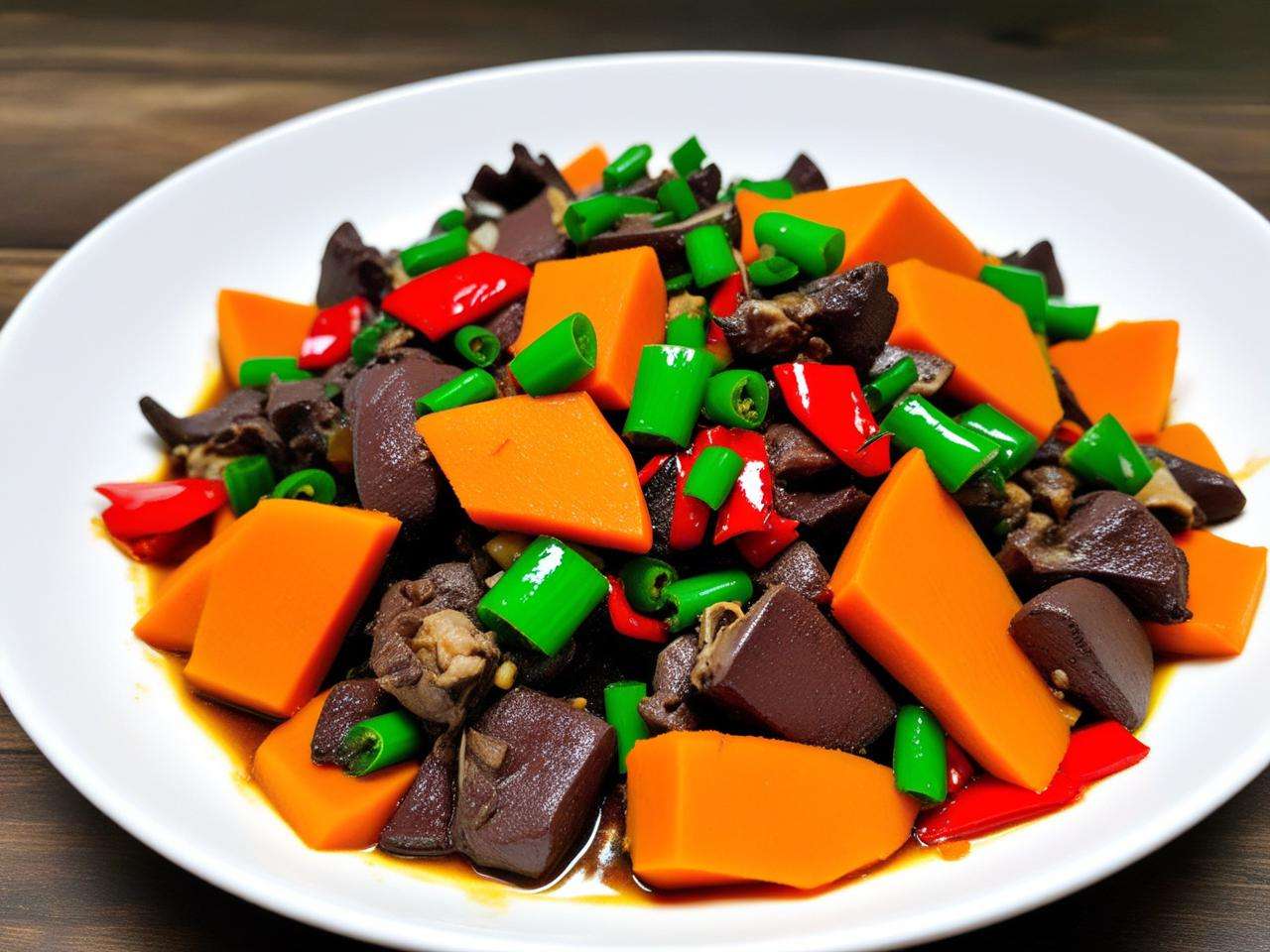 南瓜炒血鸭子到底能不能吃？