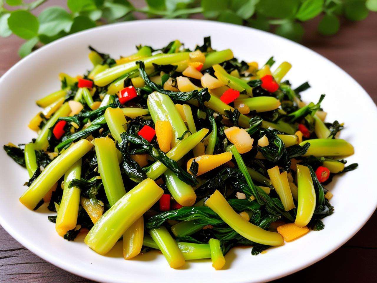 炒盐菜怎么炒才好吃的烹饪技巧与方法