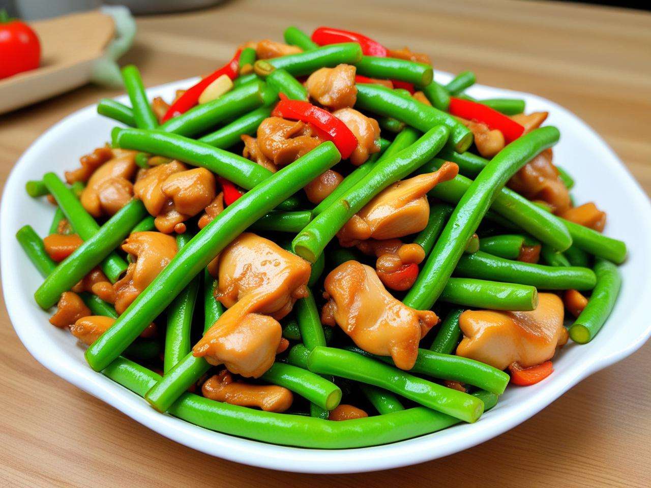 鸡肉炒豇豆儿童能否食用