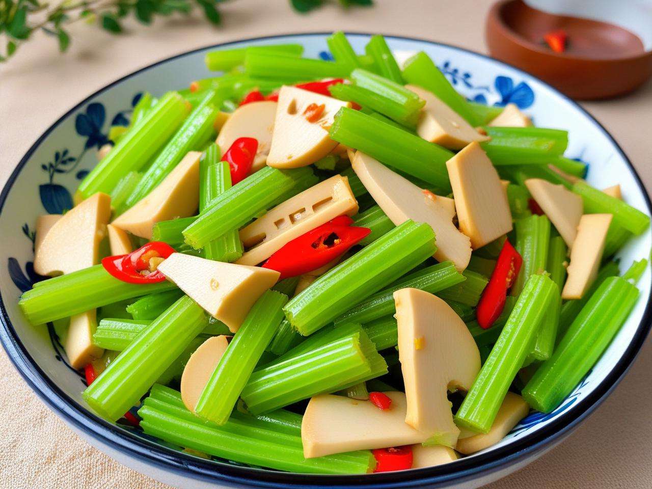 芹菜炒笋好吃有窍门,学会这些让这道菜香嫩爽口!