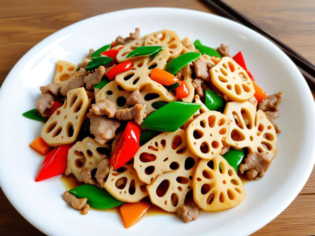 晚餐可以吃莲藕炒肉吗?