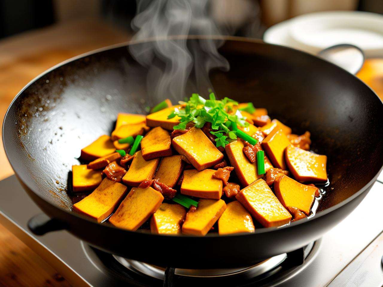 卤肉能炒豆腐吗？卤肉炒豆腐的做法