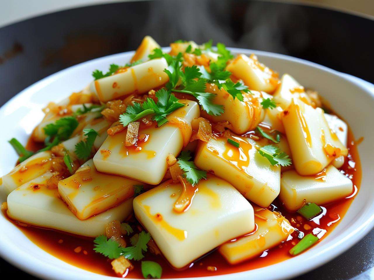 炒凉粉夹馍怎么炒才能美味可口