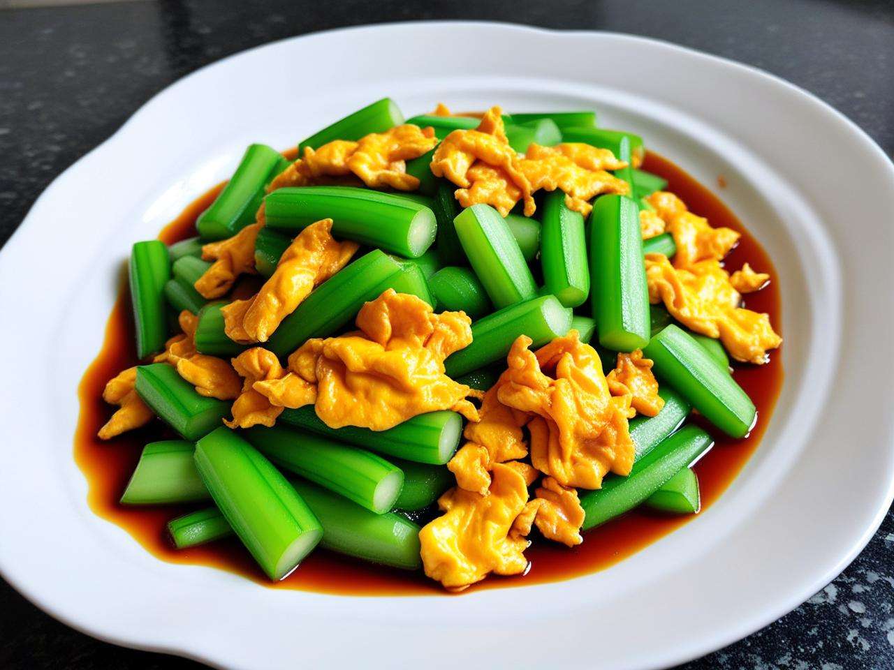 丝瓜炒酱鸡蛋的美味秘籍,让这道菜香嫩下饭的秘诀
