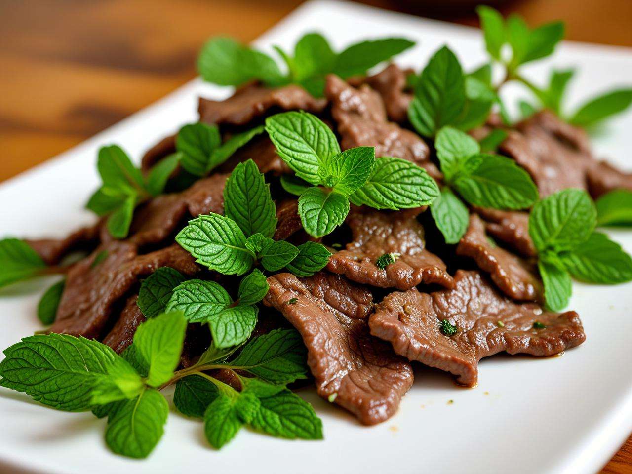 薄荷叶子炒牛肉能吃吗？这样做味道超赞，营养又美味！