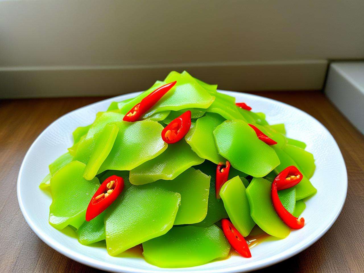 炒莴笋搭干辣椒,这样炒超好吃,美味秘籍大公开!