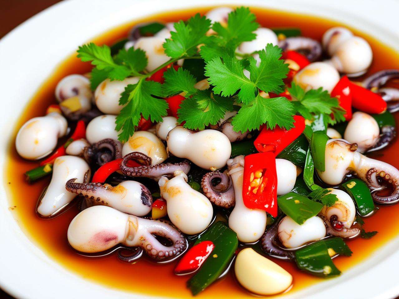 潮汕章鱼与这些食材搭配炒，鲜香美味让人垂涎！