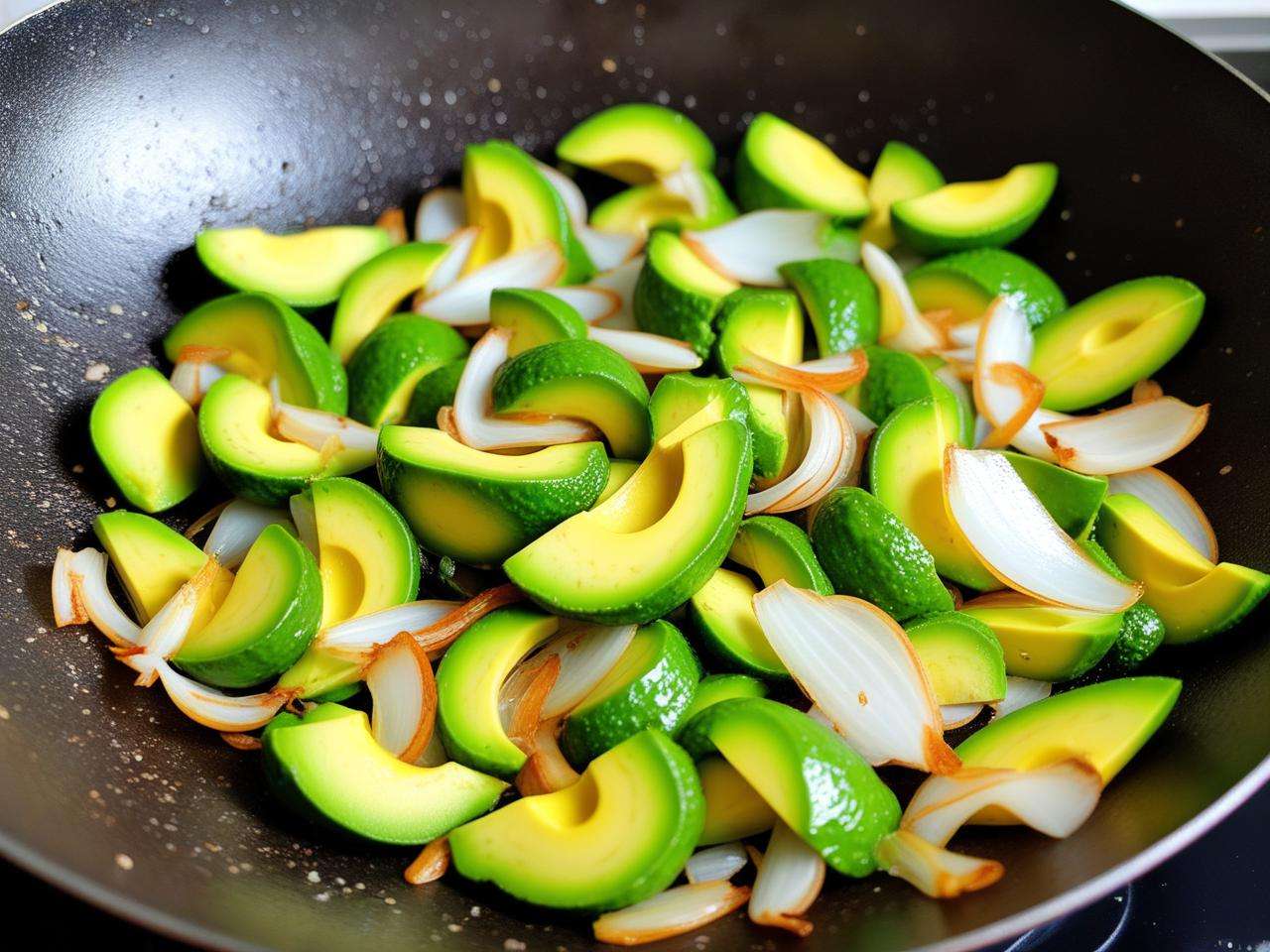 牛油果炒洋葱是否可以食用