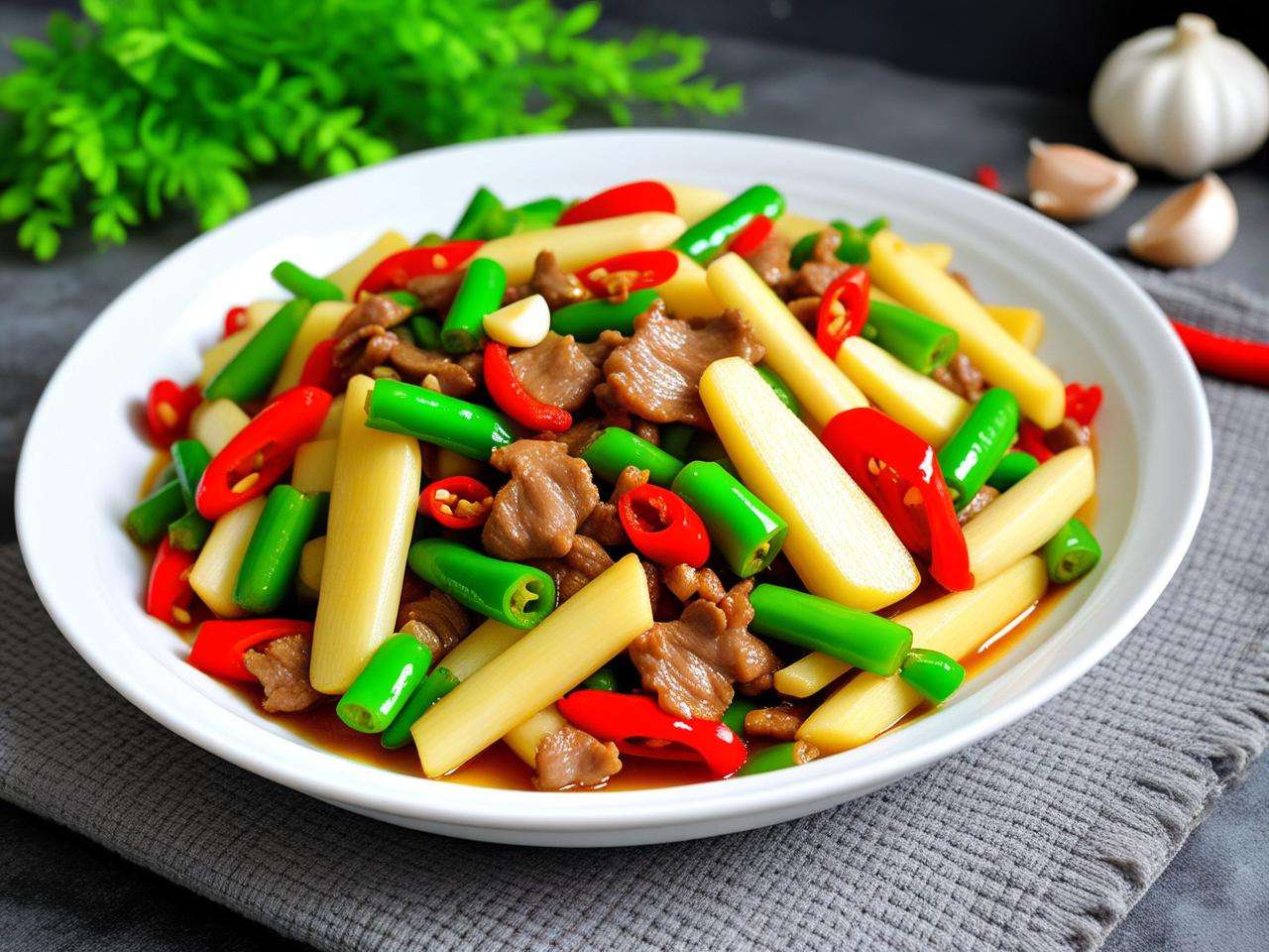 肉炒山药家常做法,简单几步做出美味下饭佳肴