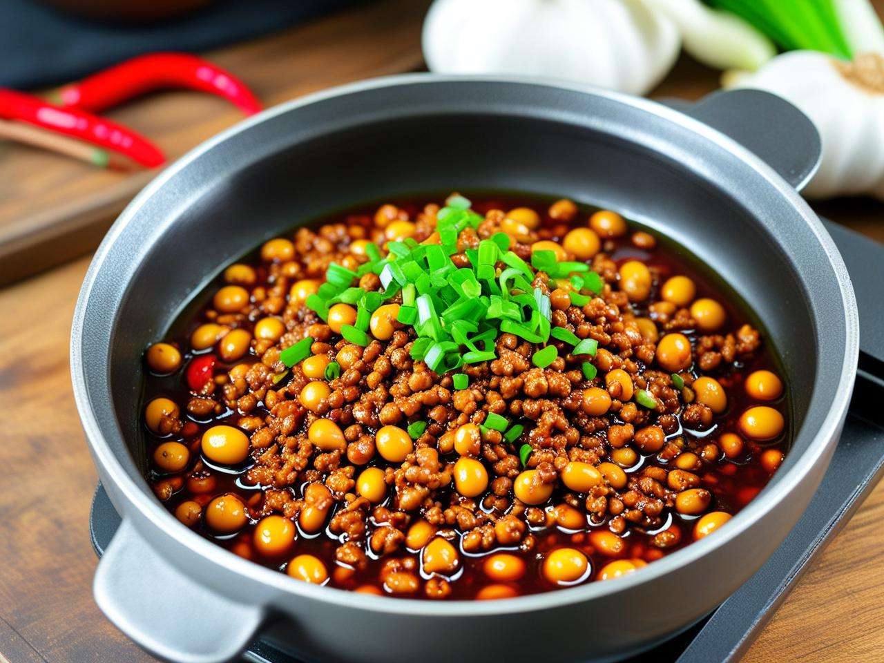 只有黄豆酱怎么炒出美味肉沫