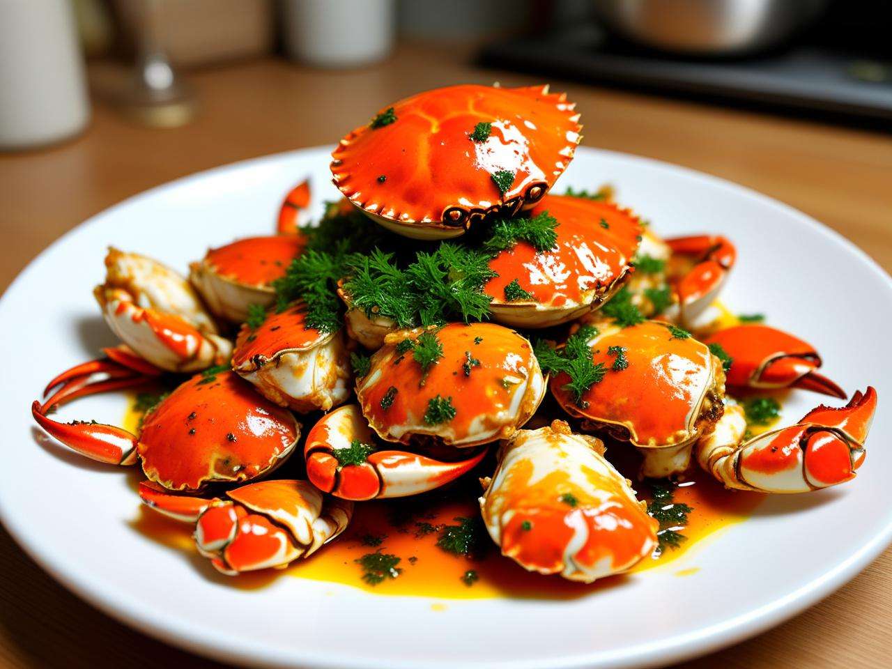 迷你工具炒螃蟹的独特炒法，鲜香滋味等你尝