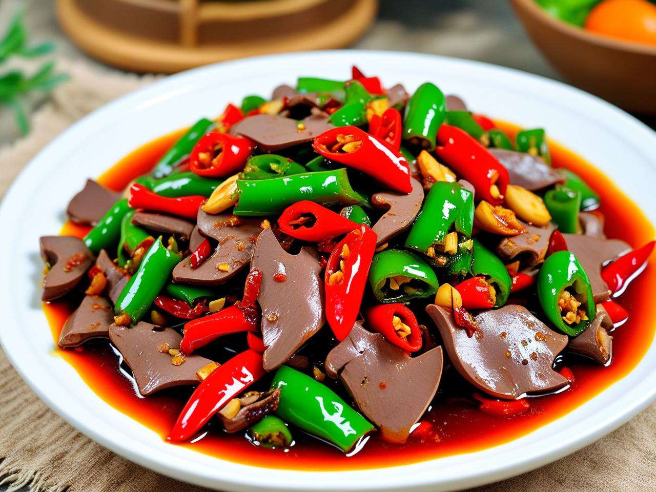 猪心炒辣子做法大全,多种烹饪方式打造美味佳肴