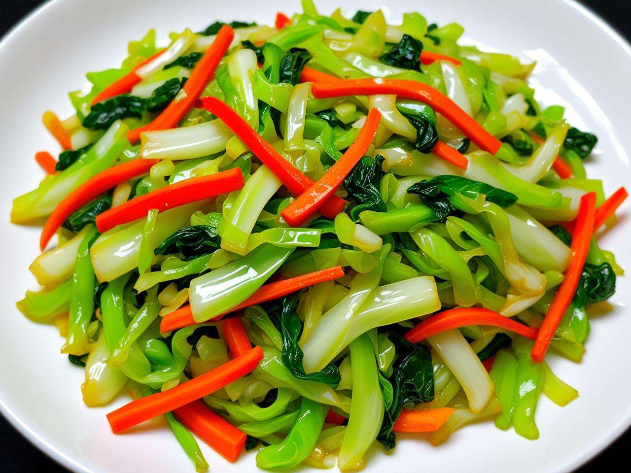 包菜丝素炒秘诀大公开,教你轻松炒出美味佳肴
