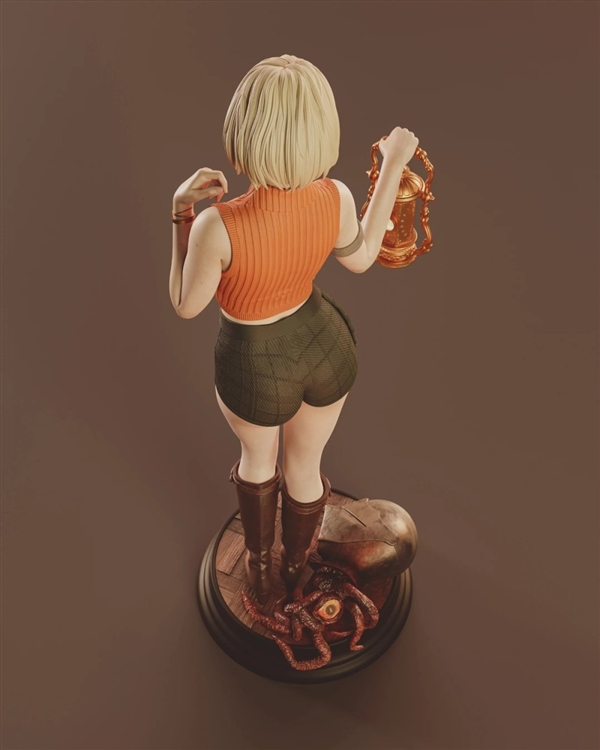 史诗级加强！《生化危机4》粉丝自制艾什莉手办