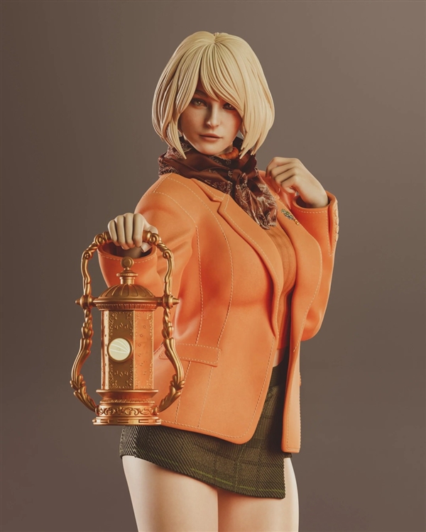 史诗级加强！《生化危机4》粉丝自制艾什莉手办