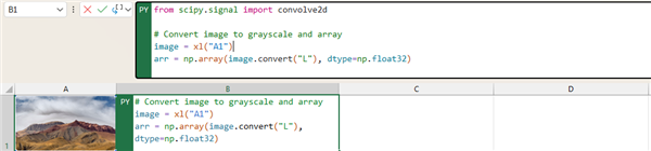 微软Excel迎重磅新功能：可用Python直接分析处理图片
