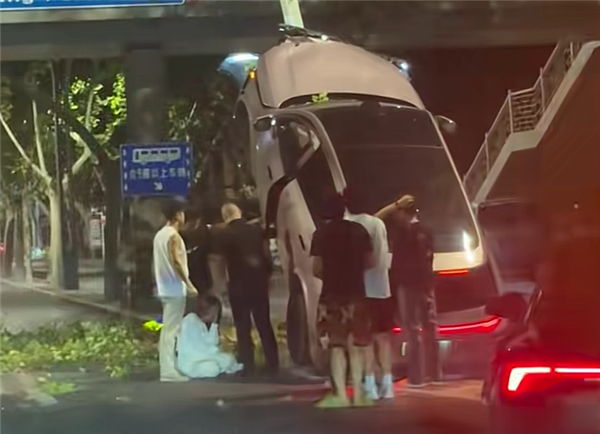 疑疲劳驾驶 一女子凌晨时分将理想汽车开上树：万幸人无碍