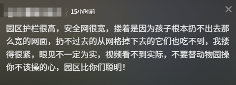 女子抱闺女探出护栏喂老虎被批不安全 本人:不要操不该操的心