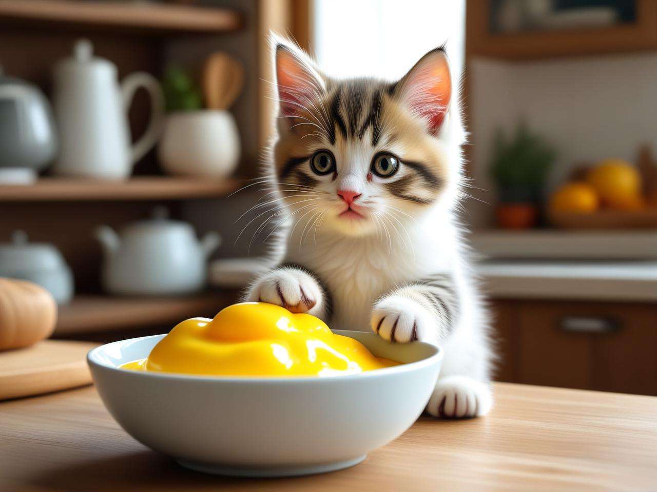 小猫可以直接吃蒸鸡蛋吗?