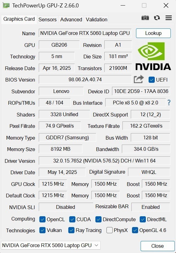 从RTX 5060到RTX 5090：游戏本GPU性能到底差多少