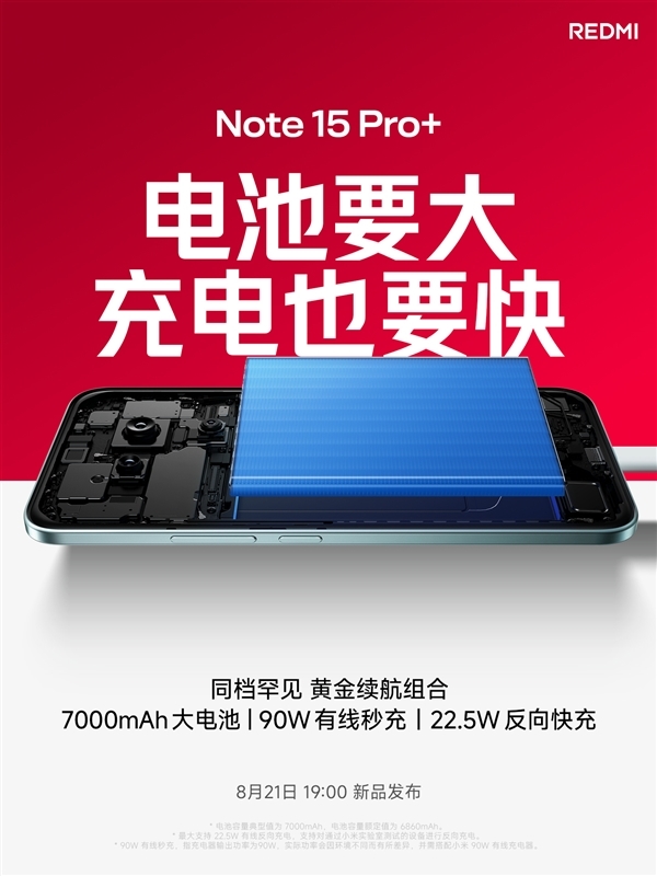 REDMI官宣：Note 15 Pro+全球首发第四代骁龙7s