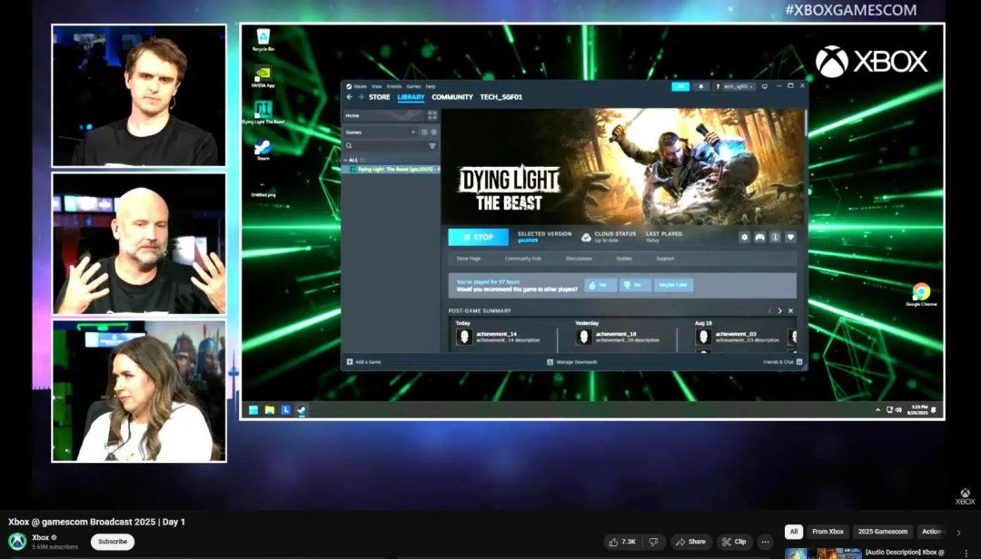 太尴尬！Xbox科隆直播演示翻车 游戏竟用Steam运行