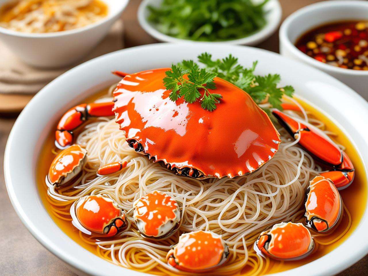 大闸蟹蒸米粉做法:鲜香融合,解锁独特美味烹饪秘籍