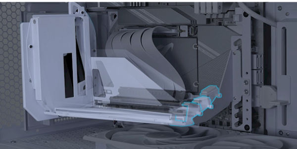 联力打造最强PCIe 5.0竖装显卡支架：20斤庞然巨物也不怕