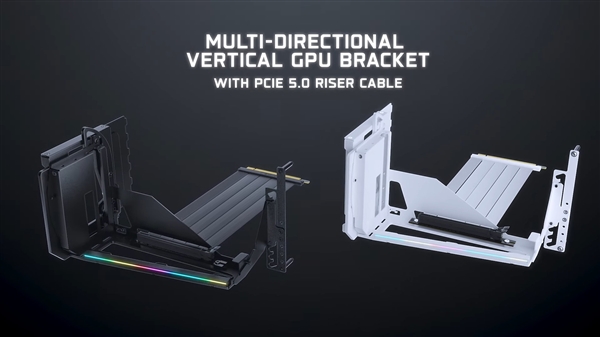 联力打造最强PCIe 5.0竖装显卡支架：20斤庞然巨物也不怕